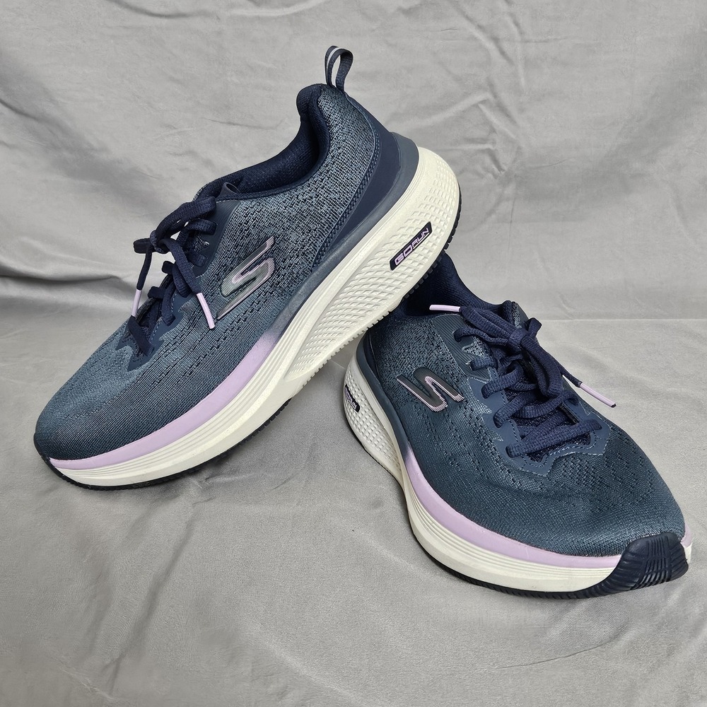 Skechers Go Run Consistent Women's Size 9 Navy‎ Blue Running Shoes Goga Mat